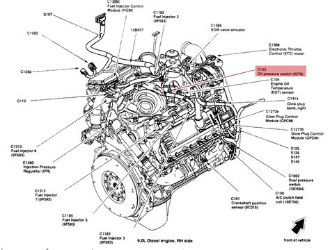 97 powerstroke engine diagram 
